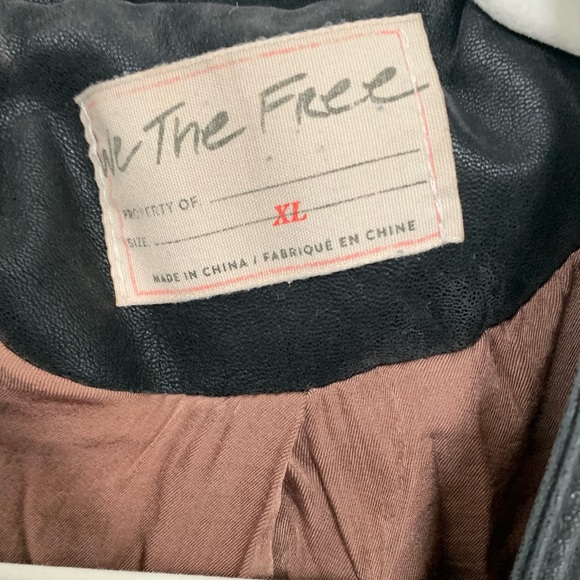 We The People Fenix Vegan Leather Moto Biker Jacket Black - Picture 6 of 8